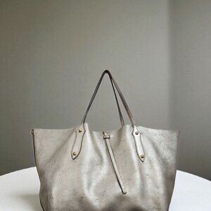Annabel Ingall Isabella Large Metallic Leather Tote